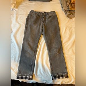 Women’s Weatherproof flannel lined pants